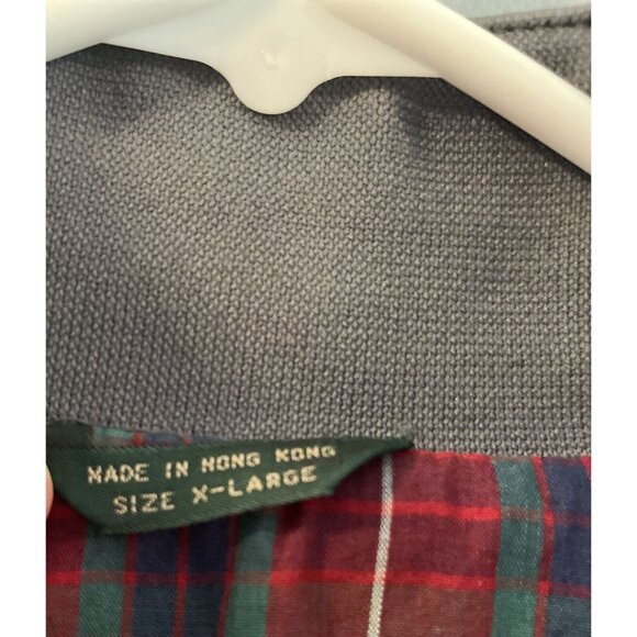 Vintage 80s Field & Stream Zip Up Jacket Coat XLarge Mens Gray Grandpa - Picture 5 of 6